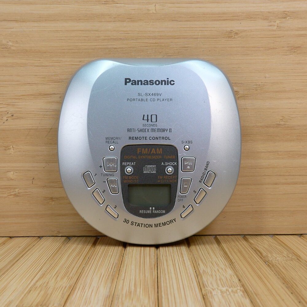 Panasonic SL-SX469V Portable CD Player, with am/fm Tuner